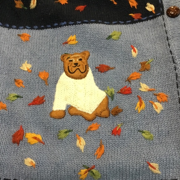 Dog autumn cardigan sweater - Picture 6 of 8